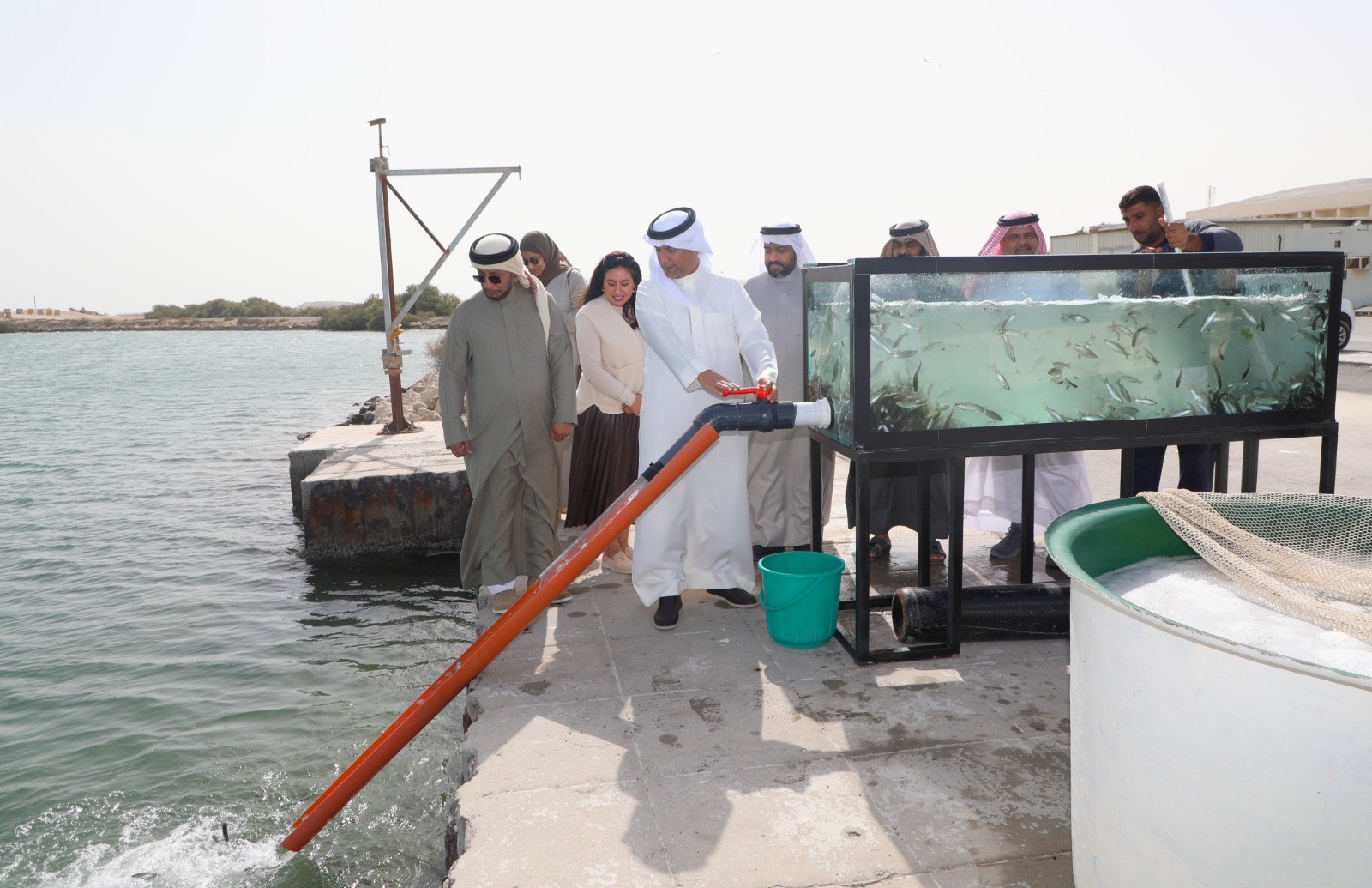 SCE launches fish release season in territorial waters